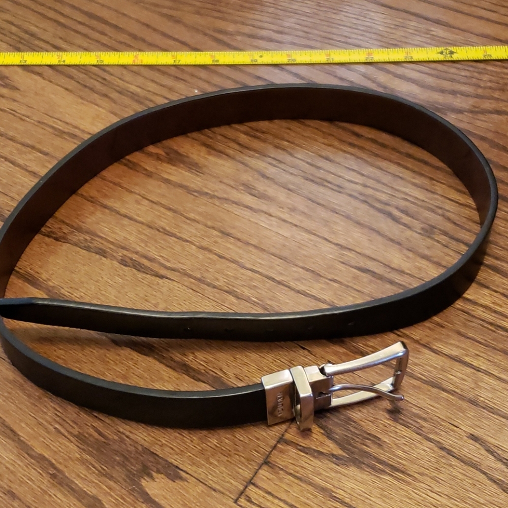 Nautica Boy's Leather Belt 36" long